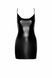 Сукня Noir Handmade F307 Mirage, S, black, міні, під латекс, відкрита спина, декор зі стразів SX0279 фото 4