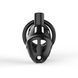 Клітка для пеніса LOCKINK SEVANDA Plastic Penis Chastity Cage, чорна, 3 кільця різних розмірів SX0872 фото 3