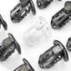 Клітка для пеніса LOCKINK SEVANDA Plastic Penis Chastity Cage, чорна, 3 кільця різних розмірів SX0872 фото 8
