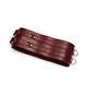 Шкіряний пояс для бондажу Liebe Seele Wine Red Waist Cuff, L Size SO9462 фото 2