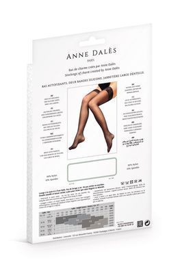Панчохи Anne De Ales ALEXIA T4 Black SO4710 фото