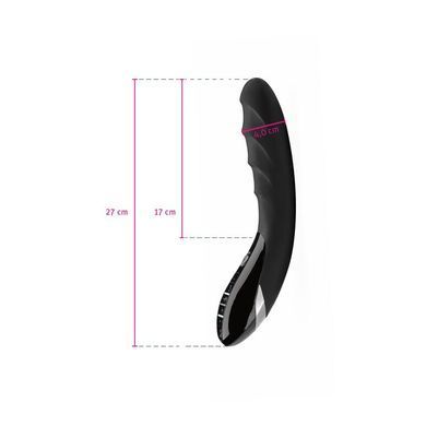 Вібратор з електростимуляцією Mystim Sizzling Simon eStim Black, міостимулятор SO3473 фото