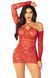 Сукня Leg Avenue Seamless Off The Shoulder Mini Dress One Size, Red SX1736 фото 1