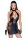 Сукня Noir Handmade F238 Short tulle dress with powerwetlook inserts, XL SX0130 фото 1