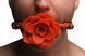 Силіконовий кляп з трояндою Master Series: Blossom Silicone Rose Gag &ndash; Red SO8801 фото 9
