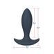 Анальна пробка з пульсацією Lux Active &ndash; Throb &ndash; 4.5" Anal Pulsating Massager, пульт ДК SO5571 фото 2