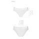 Трусики з прозорою вставкою Passion PS002 PANTIES M, white SO4196 фото 5