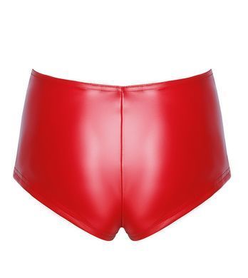 Шорти Noir Handmade F356 Red powerwetlook shorts - XXL SX2126 фото