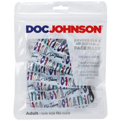 Двостороння маска Doc Johnson DJ Reversible and Adjustable face mask SO6071 фото