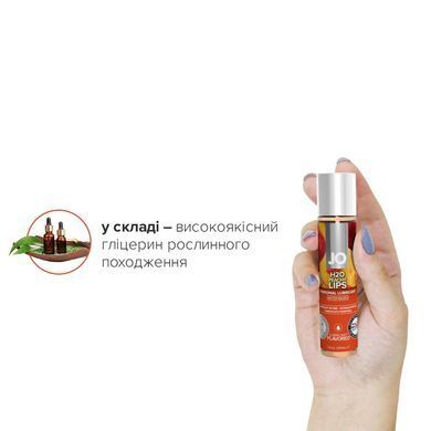Змазка на водній основі JO H2O &mdash; Peachy Lips (30 мл) без цукру, рослинний гліцерин SO1476 фото
