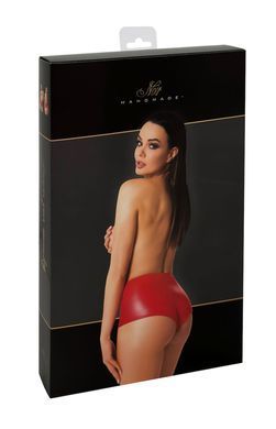 Шорти Noir Handmade F356 Red powerwetlook shorts - 3XL SX2127 фото