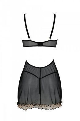 Еротичний пеньюар Passion MARINA CHEMISE, XXL/XXXL, beige SO9722 фото