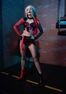 Еротичний костюм Leg Avenue Crime Spree Sweetie Costume S, топ, шорти SO9204 фото