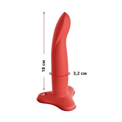 Фалоімітатор Fun Factory LIMBA FLEX M, кораловий, гнучкий, з ефектом пам&rsquo;яті, підходить для точки G SX0995 фото