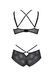 Комплект Passion DROSERA BIKINI black, S/M, бюстгальтер і трусики-кюлоти SX0468 фото 4