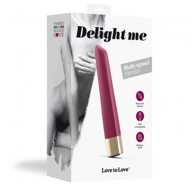 Потужний мінівібратор Love To Love Delight Me Prune з м'яким кінчиком, 16 режимів роботи SO3083 фото