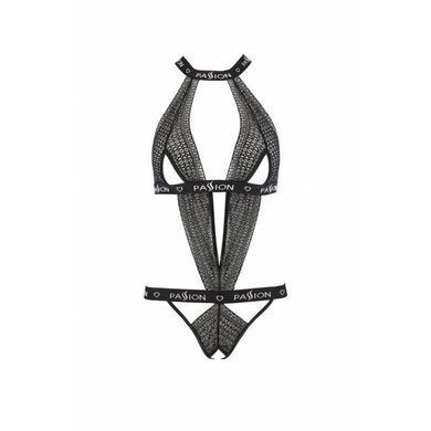 Напівпрозоре боді з вирізами Passion Exclusive Mirajane Body black S/M, black PS26405 фото