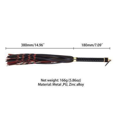 Флогер LOCKINK SEVANDA Red & Black Braided Tail Flogger SX0876 фото