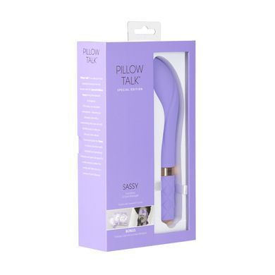 Розкішний вібратор Pillow Talk Sassy Purple Special Edition, Сваровскі, пов&rsquo;язка на очі+гра SO6853 фото