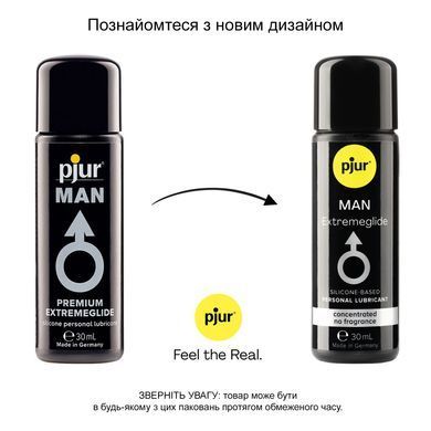 Густа силіконова змазка pjur MAN Premium Extremeglide 30 мл із тривалим ефектом, економна PJ10630 фото