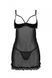 Еротичний пеньюар Passion MARINA CHEMISE, L/XL, black SO9723 фото 3