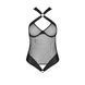 Сітчастий боді з халтером Passion Amanda Body L/XL, black SO5315 фото 3