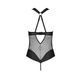 Сітчастий боді з халтером Passion Amanda Body L/XL, black SO5315 фото 4