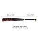 Флогер LOCKINK SEVANDA Red & Black Braided Tail Flogger SX0876 фото 6