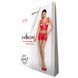 Бодістокінг мінісукня з метеликами Passion BS090 One Size red SO6389 фото 6