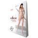 Бодістокінг Passion BS068 white, комбінезон, велика сітка, довгий рукав PBS068W фото 5