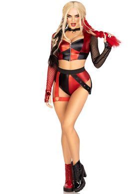 Еротичний костюм Leg Avenue Crime Spree Sweetie Costume L, топ, шорти SO9206 фото