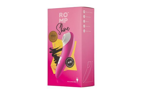 Вакуумний кліторальний стимулятор Romp Shine, 10 рівнів інтенсивності SO6956 фото