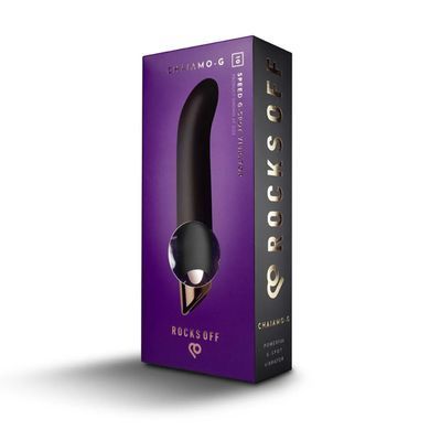 Вібратор для точки G Rocks Off Chaiamo G Black, 10 режимів SX1201 фото