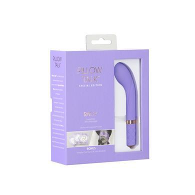 Розкішний вібратор Pillow Talk Racy Purple Special Edition, Сваровскі, пов&rsquo;язка на очі+гра SO6855 фото