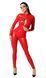 Комбінезон Noir Handmade F353 Red powerwetlook overall - XL SX2011 фото 3