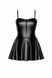Сукня Noir Handmade F308 Dreamer, S, міні, під латекс, відкриті плечі, спідниця кльош, блискавка спереду SX0285 фото 5