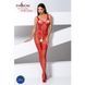 Бодістокінг Passion BS069 red, комбінезон, імітація панчох і боді PBS069R фото 2