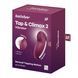 Вібростимулятор-пульсатор Satisfyer Tap & Climax 2 Red SX2185 фото 7