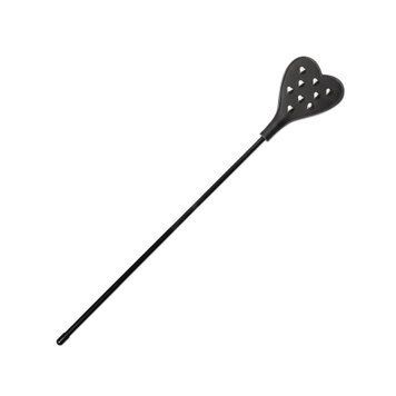 Стек з металевими гвинтами Art of Sex - BDSM Heart, екокожа, колір чорний SO9982 фото