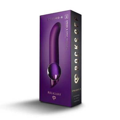 Вібратор для точки G Rocks Off Chaiamo G Purple, 10 режимів SX1202 фото