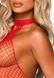 Еротичний сітчастий бодістокінг Leg Avenue Racer neck bodystocking Red SO9158 фото 3