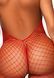 Еротичний сітчастий бодістокінг Leg Avenue Racer neck bodystocking Red SO9158 фото 4
