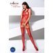 Бодістокінг Passion BS070 red, комбінезон, імітація панчох і ажурного топа PBS070R фото 2