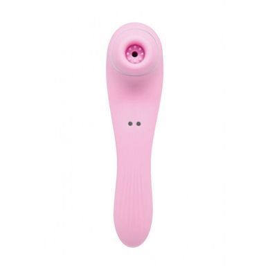 Вакуумний стимулятор з вібрацією Wooomy Smoooch Pink Clitoral Suction & Vibration, 10х2 режимів SO7409 фото
