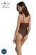 Боді Passion KERRIA BODY black, XXL/XXXL, з високими вирізами та верхом балконет SX0487 фото 2