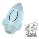Вакуумний стимулятор з вібрацією Satisfyer Mission Control Blue, 2 незалежні мотори SO8969 фото 1