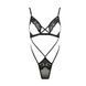 Боді монокіні з відкритими грудьми Passion DIABOLINA BODY XXL/XXXL, black PS25803 фото 3