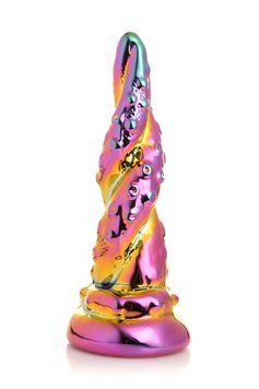 Фентезійний скляний фалоімітатор Creature Cocks Enchanting Rainbow Glass Dildo, 16 см SX2223 фото