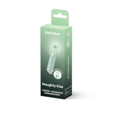 Вакуумний стимулятор Satisfyer Naughty Kiss, магнітна технологія 3D Air Pulse, 30 режимів роботи SX2162 фото