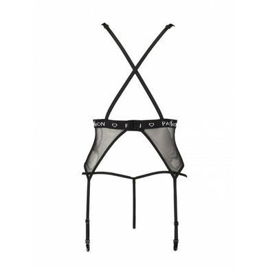 Напівпрозорий корсет Passion Exclusive MIRAJANE CORSET XXL/XXXL, black PS26409 фото